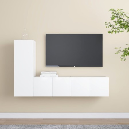 Set de muebles de salón TV 3 piezas madera de ingeniería blanco von , TV-Möbel - Ref: Foro24-3078673, Preis: 122,23 €, Rabatt: %