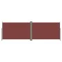Retractable brown side awning 220x600 cm by vidaXL, Umbrellas - Ref: Foro24-318015, Price: 129,48 €, Discount: %