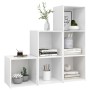 Juego de mueble para TV de 3 piezas madera contrachapada blanco by , TV Furniture - Ref: Foro24-3080078, Price: 100,20 €, Dis...