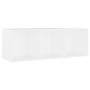 Juego de mueble para TV de 3 piezas madera contrachapada blanco by , TV Furniture - Ref: Foro24-3080078, Price: 100,20 €, Dis...