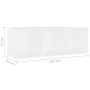 Muebles para TV 4 uds madera contrachapada blanco 107x35x37 cm von , TV-Möbel - Ref: Foro24-3080033, Preis: 186,46 €, Rabatt: %