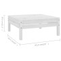 Juego de muebles de jardín 7 piezas madera maciza pino blanco | Foro24.es | Tu tienda online para hogar, jardín y más Foro24.es