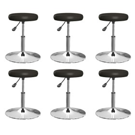 Sillas de comedor 6 unidades cuero sintético negro von , Essstühle - Ref: Foro24-3085589, Preis: 201,95 €, Rabatt: %