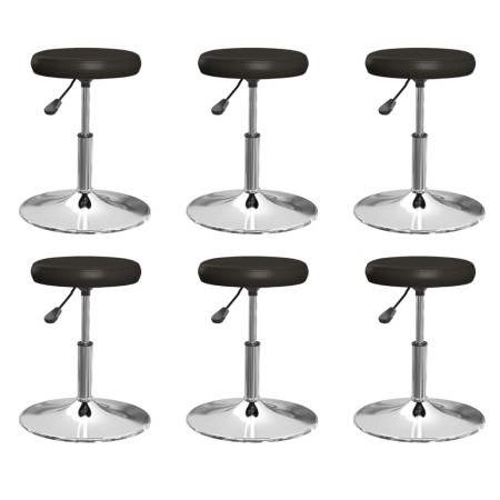 Sillas de comedor 6 unidades cuero sintético negro | Foro24.es | Tu tienda online para hogar, jardín y más Foro24.es