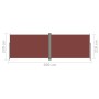 Einziehbare Seitenmarkise braun 220x600 cm von vidaXL, Sonnenschirme - Ref: Foro24-318015, Preis: 131,47 €, Rabatt: %