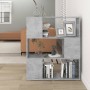 Librería separador contrachapada gris hormigón 80x24x94 cm | Foro24.es | Tu tienda online para hogar, jardín y más Foro24.es