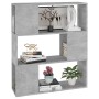 Librería separador contrachapada gris hormigón 80x24x94 cm | Foro24.es | Tu tienda online para hogar, jardín y más Foro24.es