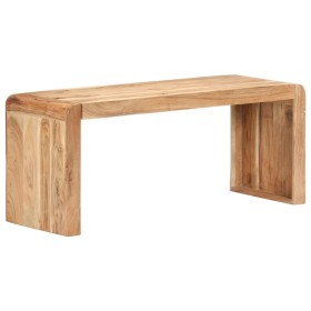 Banco de madera de acacia maciza 110x38x46 cm by , Dining and kitchen benches - Ref: Foro24-323584, Price: 138,16 €, Discount: %