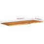Encimera para armario tocador madera maciza acacia 140x52x2,5cm von , Beckenzubehör - Ref: Foro24-286325, Preis: 154,78 €, Ra...
