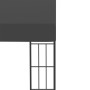 Cenador con montaje en la pared tela gris antracita 3x4 m | Foro24.es | Tu tienda online para hogar, jardín y más Foro24.es