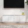 Mueble de TV de madera maciza de pino blanco 110x34x40 cm von , TV-Möbel - Ref: Foro24-813850, Preis: 97,79 €, Rabatt: %