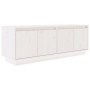 Mueble de TV de madera maciza de pino blanco 110x34x40 cm von , TV-Möbel - Ref: Foro24-813850, Preis: 97,79 €, Rabatt: %