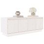 Mueble de TV de madera maciza de pino blanco 110x34x40 cm von , TV-Möbel - Ref: Foro24-813850, Preis: 97,79 €, Rabatt: %