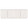 Mueble de TV de madera maciza de pino blanco 110x34x40 cm von , TV-Möbel - Ref: Foro24-813850, Preis: 97,79 €, Rabatt: %
