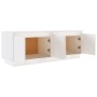 Mueble de TV de madera maciza de pino blanco 110x34x40 cm von , TV-Möbel - Ref: Foro24-813850, Preis: 97,79 €, Rabatt: %