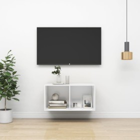 Mueble de pared para TV madera contrachapada blanco 37x37x72 cm von , TV-Möbel - Ref: Foro24-805471, Preis: 38,42 €, Rabatt: %