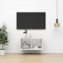 Mueble de pared para TV madera contrachapada blanco 37x37x72 cm by , TV Furniture - Ref: Foro24-805471, Price: 38,42 €, Disco...