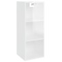 Armario pared madera contrachapada blanco brillo 34,5x32,5x90cm by , Shelves and shelves - Ref: Foro24-812489, Price: 48,79 €...