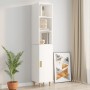 Armario pared madera contrachapada blanco brillo 34,5x32,5x90cm by , Shelves and shelves - Ref: Foro24-812489, Price: 48,79 €...