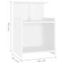 Mesita de noche madera contrachapada blanco 40x35x60 cm von , Nachttische - Ref: Foro24-806175, Preis: 39,86 €, Rabatt: %