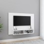 Mueble de TV de pared madera contrachapada blanco 120x23,5x90cm von , TV-Möbel - Ref: Foro24-808269, Preis: 51,93 €, Rabatt: %