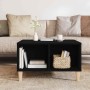 Mesa de centro madera contrachapada negro 60x50x36,5 cm by , Coffee table - Ref: Foro24-821029, Price: 35,38 €, Discount: %