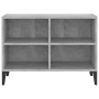 Mueble de TV con patas metal gris hormigón 69,5x30x50 cm von , TV-Möbel - Ref: Foro24-805936, Preis: 39,47 €, Rabatt: %