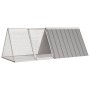 Jaula para conejos acero galvanizado gris 201,5x80,5x71 cm von , Käfige und Lebensräume für Kleintiere - Ref: Foro24-171538, ...