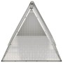 Jaula para conejos acero galvanizado gris 201,5x80,5x71 cm von , Käfige und Lebensräume für Kleintiere - Ref: Foro24-171538, ...