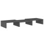 Soporte de monitor madera maciza de pino gris 60x24x10,5 cm | Foro24.es | Tu tienda online para hogar, jardín y más Foro24.es