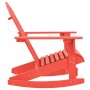 Silla mecedora de jardín Adirondack madera maciza de abeto rojo de , Sillas de jardín - Ref: Foro24-315883, Precio: 96,98 €