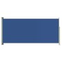 Toldo lateral retráctil de jardín azul 140x300 cm de vidaXL, Sombrillas - Ref: Foro24-317876, Precio: 78,48 €