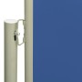 Toldo lateral retráctil de jardín azul 140x300 cm de vidaXL, Sombrillas - Ref: Foro24-317876, Precio: 78,48 €