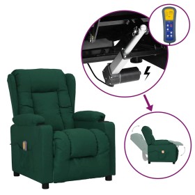 Sillón de masaje elevable tela verde oscuro by , Electric massage chairs - Ref: Foro24-3093439, Price: 289,90 €, Discount: %