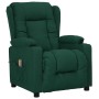 Sillón de masaje elevable tela verde oscuro by , Electric massage chairs - Ref: Foro24-3093439, Price: 289,90 €, Discount: %