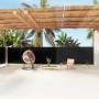 Toldo lateral retráctil negro 160x1200 cm de vidaXL, Sombrillas - Ref: Foro24-318066, Precio: 118,70 €, Descuento: %