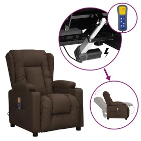 Sillón de masaje elevable cuero sintético marrón by , Electric massage chairs - Ref: Foro24-3093451, Price: 288,44 €, Discoun...