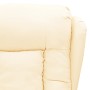 Sillón de masaje elevable cuero sintético crema by , Electric massage chairs - Ref: Foro24-3093453, Price: 297,79 €, Discount: %