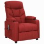 Sillón de masaje elevable tela rojo tinto | Foro24.es | Tu tienda online para hogar, jardín y más Foro24.es