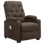 Sillón de masaje elevable de tela marrón | Foro24.es | Tu tienda online para hogar, jardín y más Foro24.es