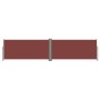 Toldo lateral retráctil marrón 140x600 cm de vidaXL, Sombrillas - Ref: Foro24-317991, Precio: 88,34 €, Descuento: %