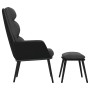 Sillón de relax con taburete tela y piel sintética gris oscuro von , Sessel - Ref: Foro24-3097507, Preis: 125,54 €, Rabatt: %
