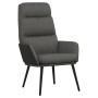 Sillón de relax con taburete tela y piel sintética gris oscuro von , Sessel - Ref: Foro24-3097507, Preis: 125,54 €, Rabatt: %