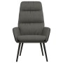 Sillón de relax con taburete tela y piel sintética gris oscuro von , Sessel - Ref: Foro24-3097507, Preis: 125,54 €, Rabatt: %