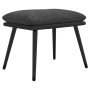 Sillón de relax con taburete tela y piel sintética gris oscuro von , Sessel - Ref: Foro24-3097507, Preis: 125,54 €, Rabatt: %