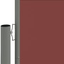 Toldo lateral retráctil marrón 140x600 cm de vidaXL, Sombrillas - Ref: Foro24-317991, Precio: 88,34 €, Descuento: %