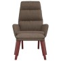 Sillón de relax con reposapiés de tela gris taupé by , Armchairs - Ref: Foro24-3097572, Price: 148,91 €, Discount: %