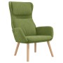 Sillón de relax con taburete de terciopelo verde claro by , Armchairs - Ref: Foro24-3097823, Price: 142,48 €, Discount: %