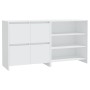 Aparador de 2 piezas madera contrachapada blanco by , Sideboards - Ref: Foro24-3098081, Price: 143,68 €, Discount: %