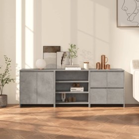 Comprar Aparador de 3 piezas madera manufacturada